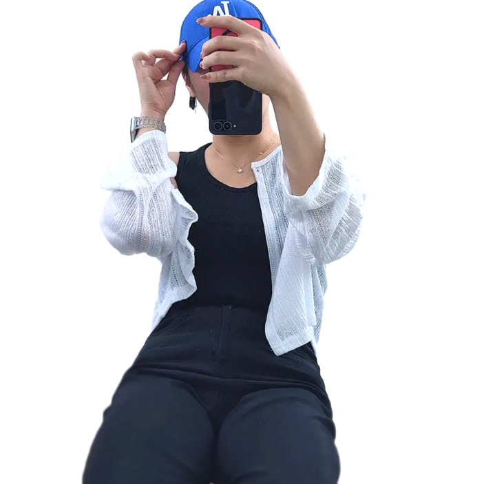 DREAMTECTION 국내제작 여성크롭가디건 크롭가디건 얇은가디건