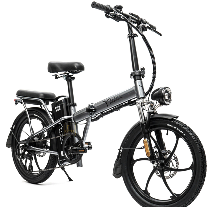 전동바이크 전기자전거 타이탄700 48v 10ah 500w 접이식 펫타이어 스로틀PAS겸용 자전거도로 주행가능, 레드