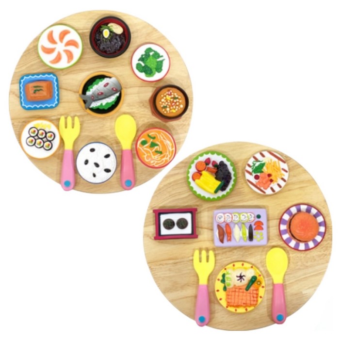 소프트 음식세트 밥상 식사 소꿉놀이 음식장난감 요리놀이, 1개