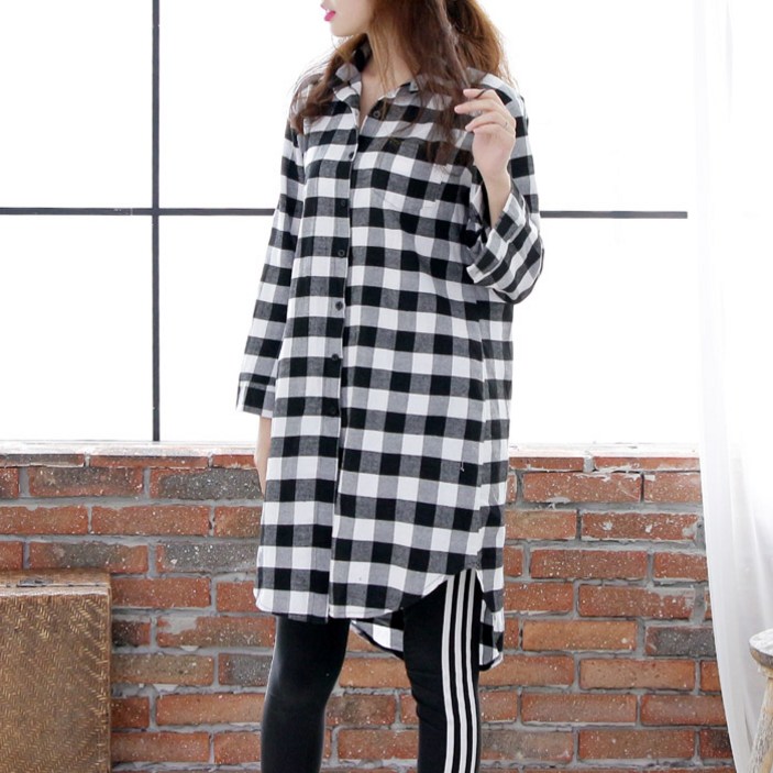 비바조이 960_고방체크롱남방