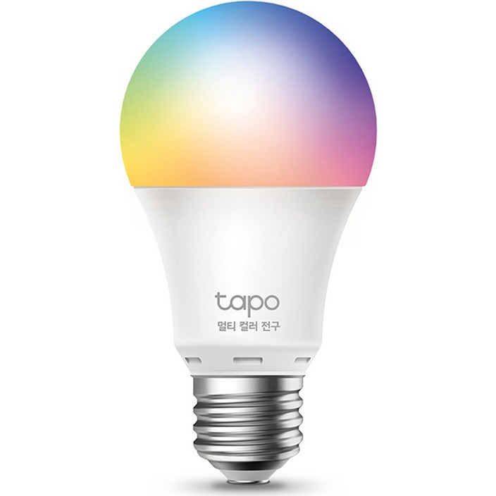 티피링크 스마트 WiFi 멀티 컬러 전구 8.7W Tapo L530E, 기타색, 1개 티피링크 스마트 WiFi 멀티 컬러 전구 8.7W Tapo L530E, 기타색, 1개