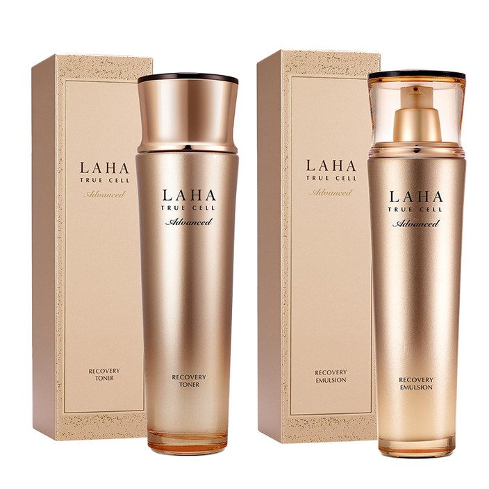 라하 트루 셀 어드밴스드 리커버리 토너 150ml + 에멀전 130ml 세트, 1개