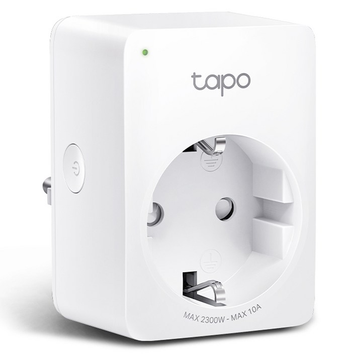 타포 10A IoT 스마트 모니터링 미니 Wi-Fi 전원 플러그, Tapo P100M, 1개
