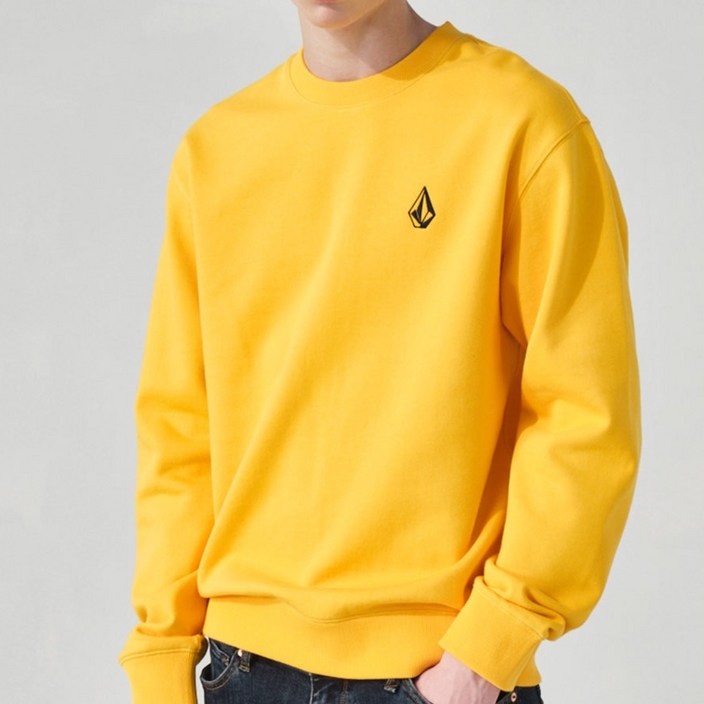 볼컴 베이직 스몰스톤 맨투맨 VA203RM001 볼컴 베이직 스몰스톤 맨투맨 VA203RM001