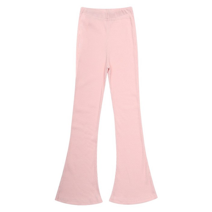 라라온 여성용 면 스판 부츠컷 골지 긴바지 TSP1806