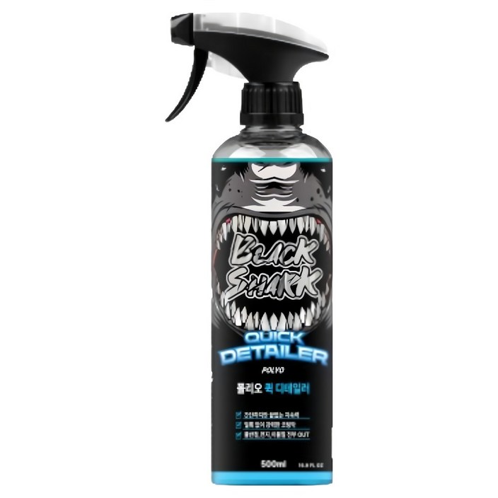 블랙샤크 폴리오 퀵 디테일러, 1개, 500ml