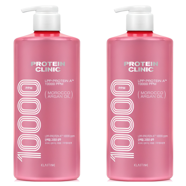 엘라스틴 프로틴 클리닉 10000 모로코 아르간 오일 고영양 샴푸 피치 블로썸향