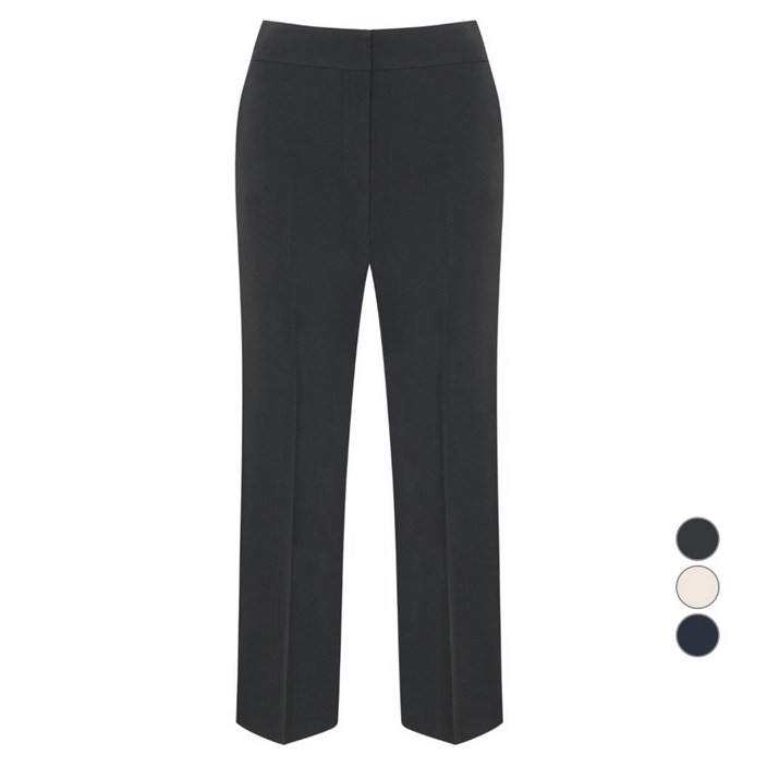 라인어디션 여성용 베이직 슬림핏 슬랙스