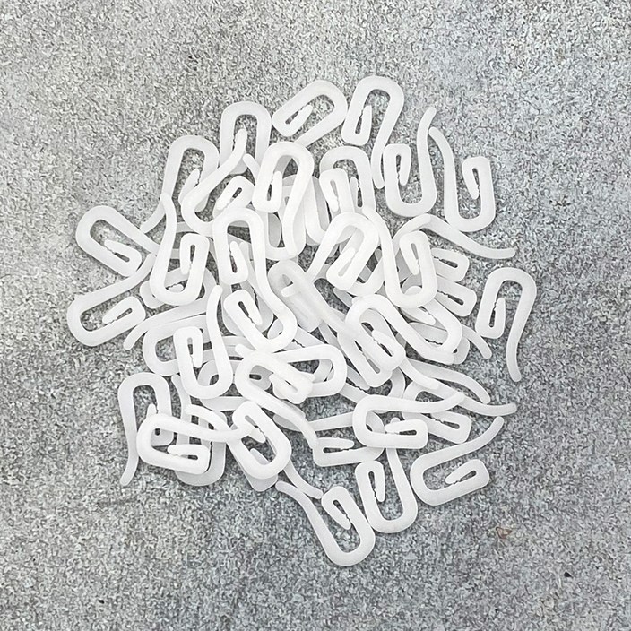 홈드레브 워셔블 플라스틱 커튼핀, 화이트