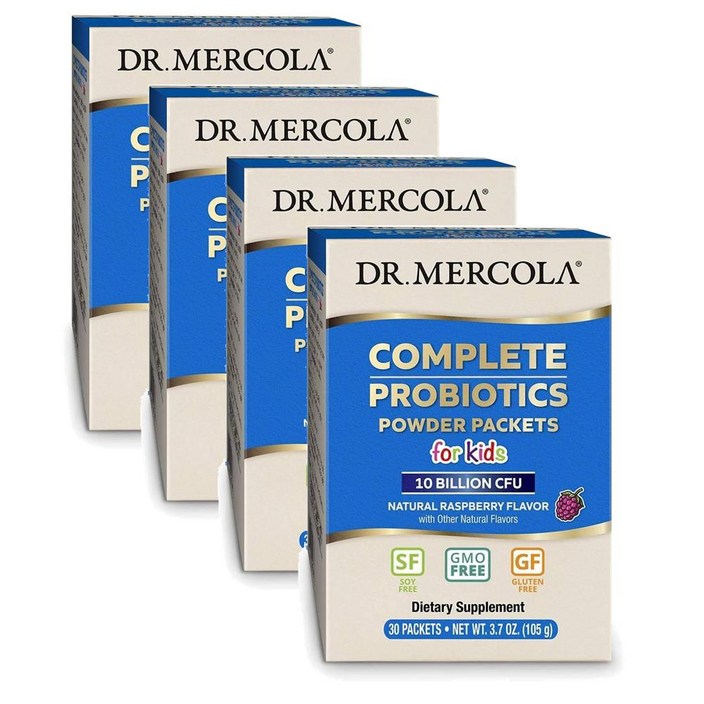 닥터머콜라 키즈 프로바이오틱 100억 CFU 유산균 파우더 30포 Dr. Mercola Kids Complete Probiotics