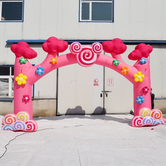 입구 에어 벌룬 풍선 대형 아치형 게이트 야외 축제