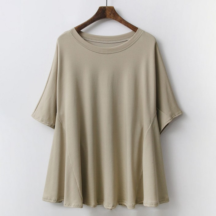 아이엠수 여성용 마가렛 가오리 반팔티