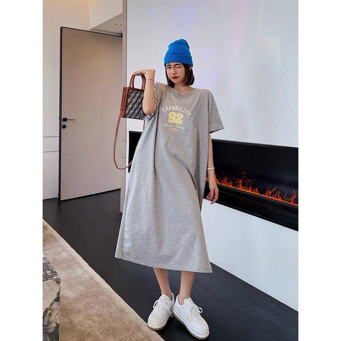 프리티쥬시 여성 캐주얼 데일리 루즈핏 롱원피스 1종, 2종세트 프리티쥬시 여성 캐주얼 데일리 루즈핏 롱원피스 1종, 2종세트