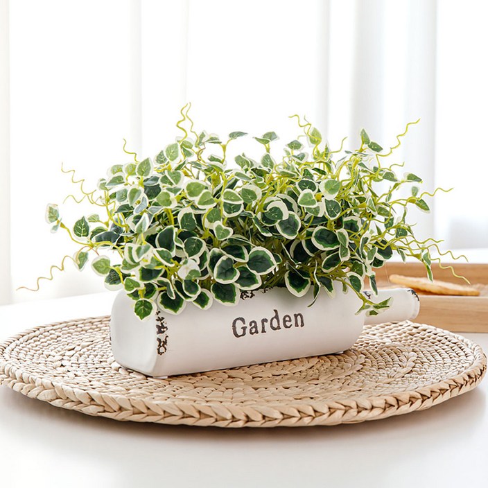 행복한마을 가든보틀 조화화분