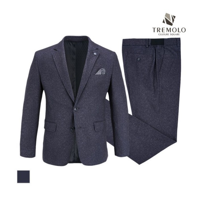 인디안 TREMOLO 네이비 신사 저지 정장 SETTRNFAWF8411SET