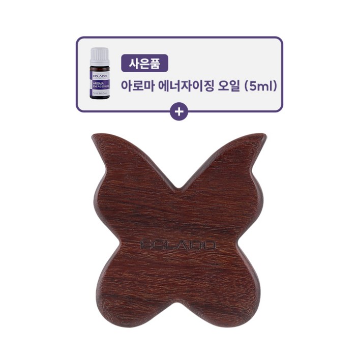 에끌라두 샌달우드 나비 괄사 페이스목 마사지 아로마 오일증정, 1개 에끌라두 샌달우드 나비 괄사 페이스목 마사지 아로마 오일증정, 1개