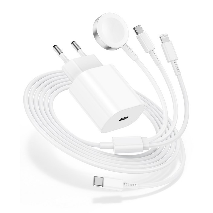 루미아코어 애플워치 무선 충전기 C타입 20W c타입 고속 충전기 8핀 3ni1고속충전케이블