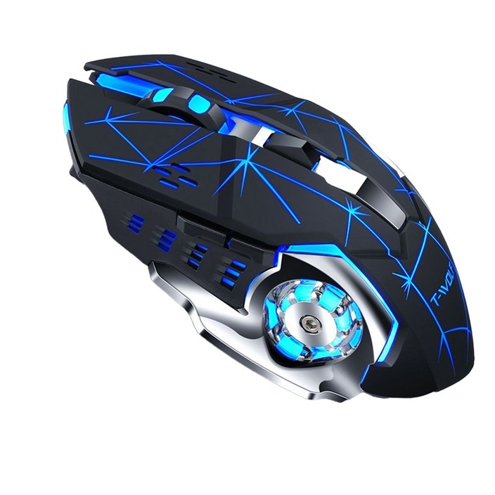 무선 블루투스 마우스 충전식 2.4g 초경량 게이밍 마우스 LED 백라이트 마우스