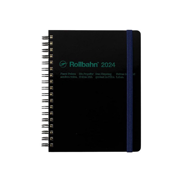 국내배송 Rollbahn 롤반 롤번 클래식 2024 다이어리 L, 블랙