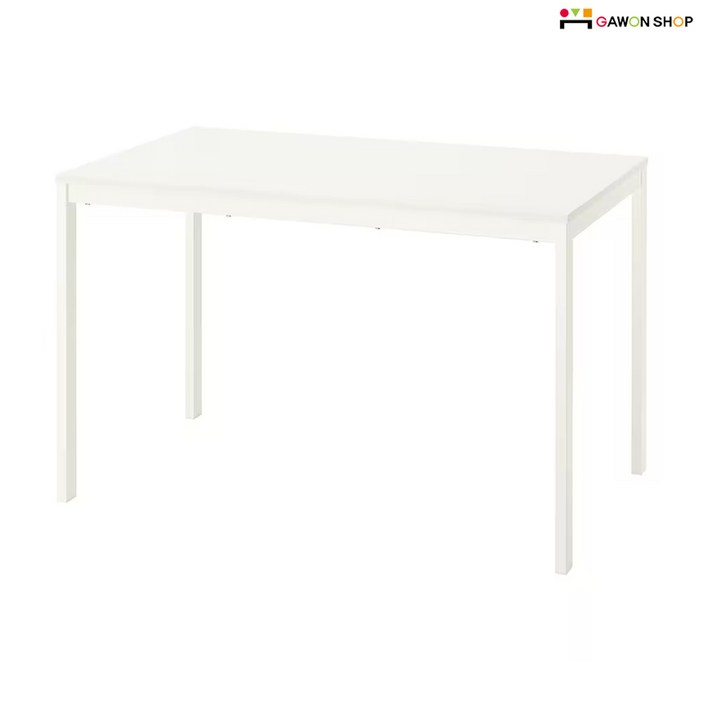 이케아 VIHALS 46인용 확장형 테이블식탁 120180cm 확장가능, 화이트