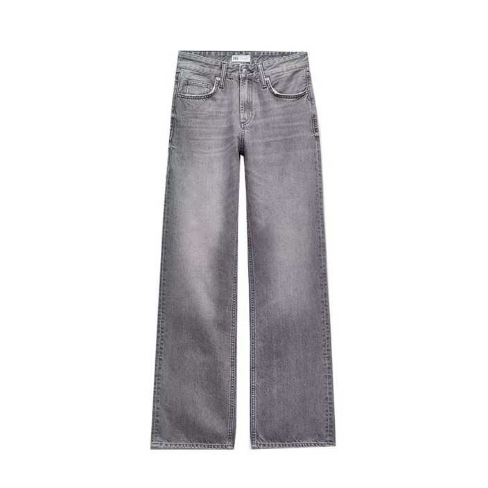 ZARA 여자신상 데님팬츠 캐주얼 와이드핏 청바지 2Y1007