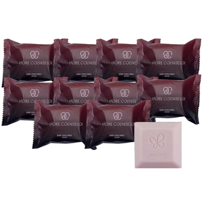 아모레 카운셀러 나비 퍼퓸드솝 클렌징비누 70g 54개 1박스