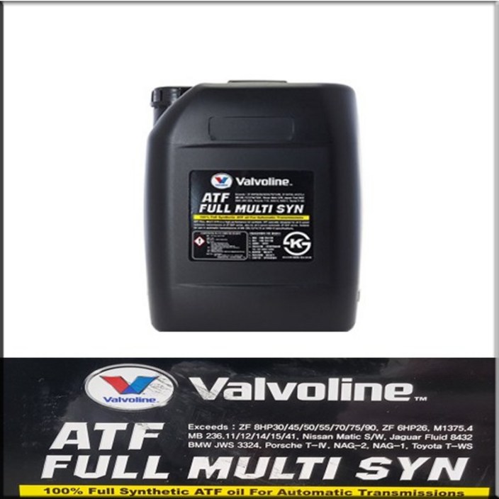 발보린 ATF FULL MULTI SYN 미션오일 ZF6단8단 무색 18L