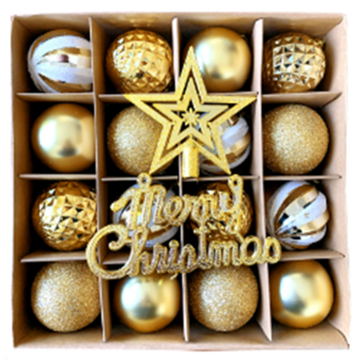 민즈셀렉트 크리스마스 트리 장식볼 오너먼트 세트 장식 데코용품