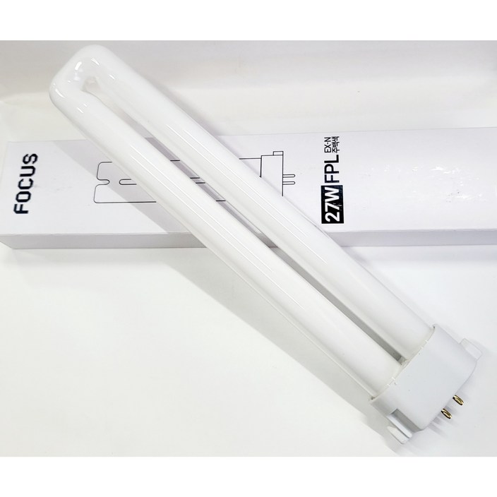 FPL 27EXN 스탠드용 형광램프 주백색 27W 4핀 스탠드형광등 포커스