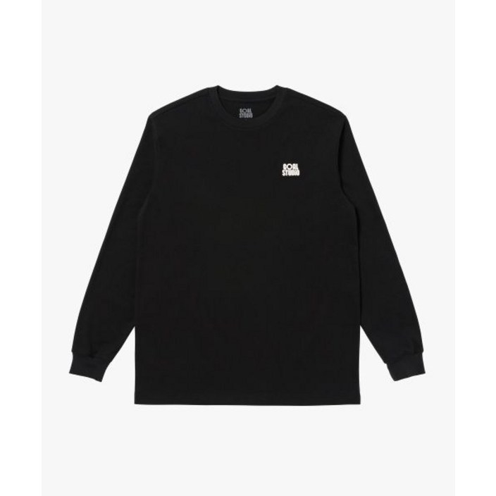 goalstudio ESSENTIAL LAYERED LONGSLEEVE TEEBLACK