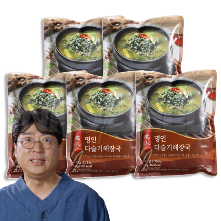 [TV홈쇼핑정품 인포벨]김봉찬 약선명인 아욱 다슬기 해장국 간편식 즉석국 술안주 명인 된장 다슬기탕