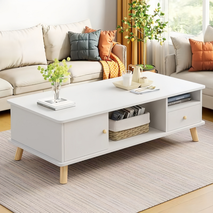 북유럽 거실 테이블 수납형 소파 테이블  CT-0500