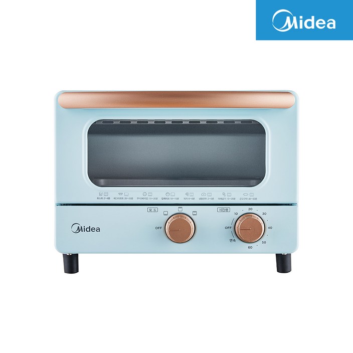 미디어 레트로 미니 오븐 토스트기 민트 10L PT0801BGN