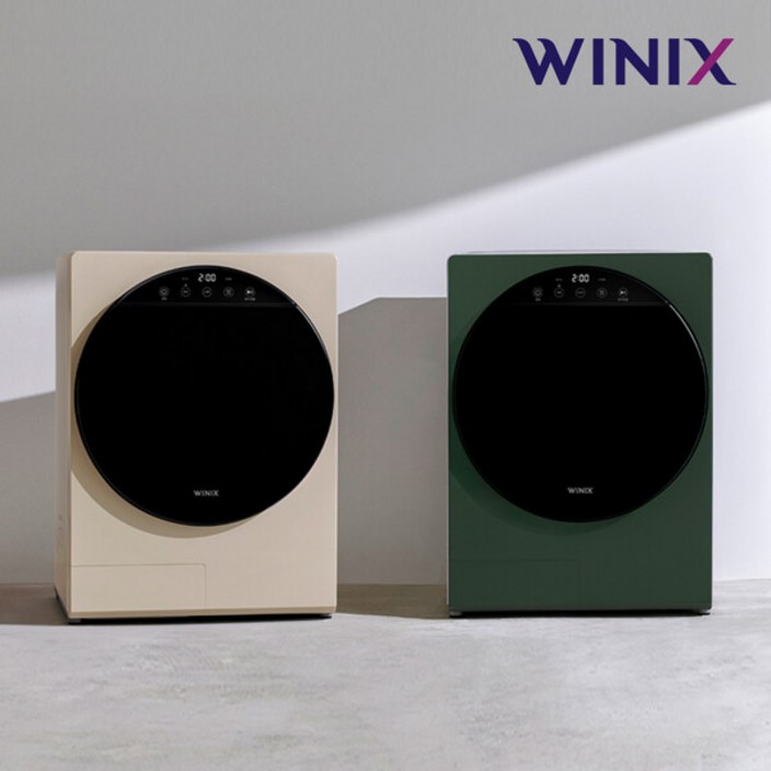 위닉스 4KG 컴팩트 빨래 건조기 HSTE400LWK 그린 화이트