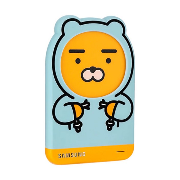 삼성전자 카카오에디션 대용량 외장하드 1테라 2테라 휴대용 USB3.0 포터블 1TB 2TB 어피치 라이언 보관 파우치 제공, 라이언블루, 2TB