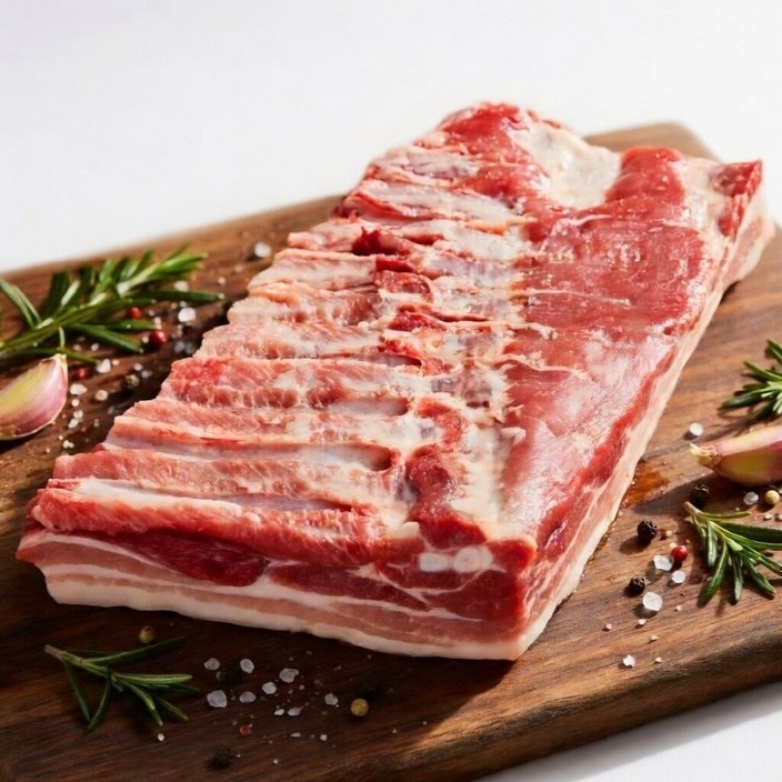 통삼겹살 캠핑용 바베큐 구이용 보쌈용 2kg