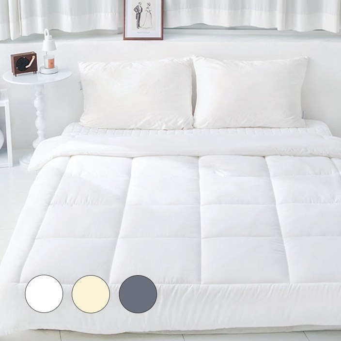 호텔 침구 차렵 이불 세트 침대패드 순면 베개커버 2P 사계절 항균 숙면 구름 이불 슈퍼 싱글 퀸 킹
