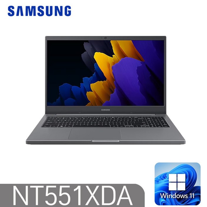 [삼성 NT551XDA] Plus2북 윈도우11 정품인증 NVMeSSD 인텔11세대 i5-1135G7 DDR4 16G NVMe512G 15.6풀HD, NT551XDA, WIN11 Pro, 16GB, 512GB, 실버