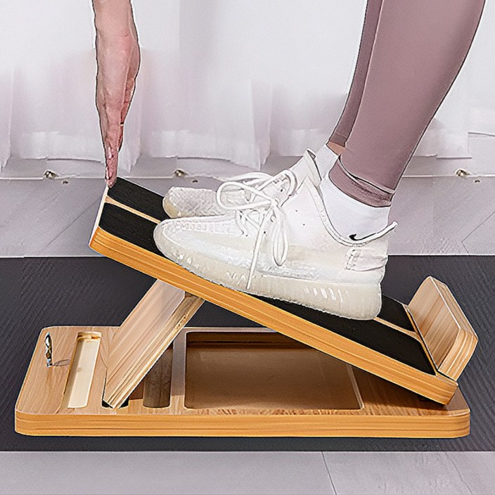 미프레드 풋 릴렉서 스트레칭 보드, 우드블랙