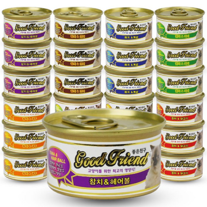 굿프랜드 콤보 85g x24개 고양이캔, 단일상품 굿프랜드 콤보 85g x24개 고양이캔, 단일상품