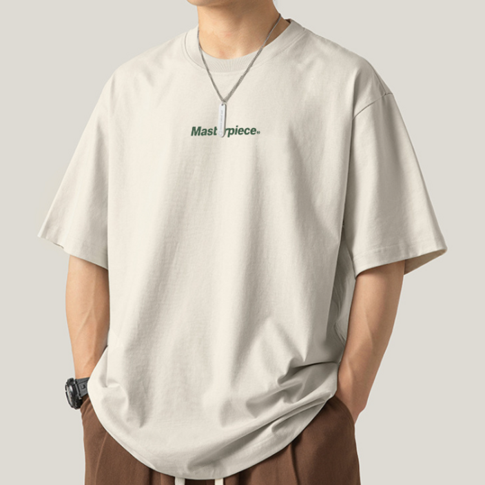 프라임스톤 남성용 세미 오버핏 반팔 티셔츠