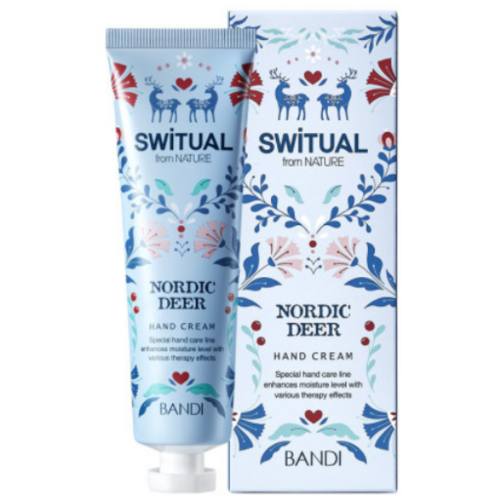 강력보습 핸드크림 반디  노르딕디어 100m