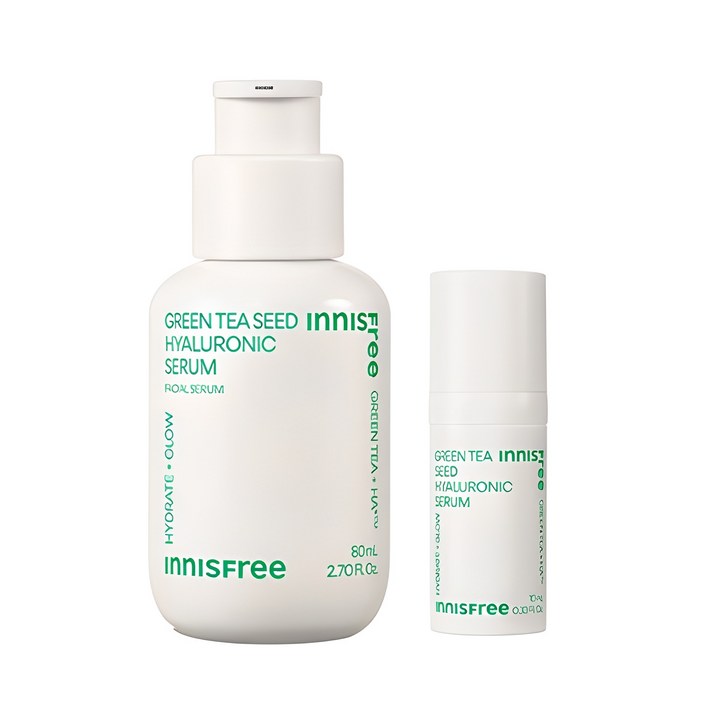 이니스프리 그린티 씨드 히알루론산 세럼  10ml 세트