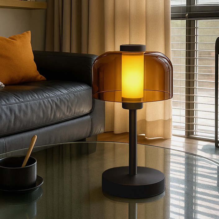 레토 테이블 조명 GLOWYT 스탠드형, 블랙