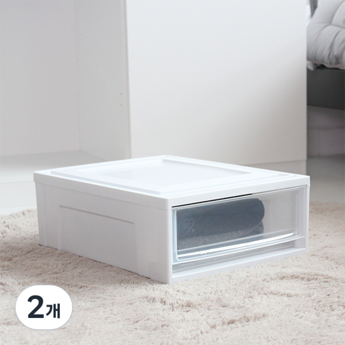 아이리스 국내생산  시스템 수납박스 슬라이딩 서랍장 BC500S