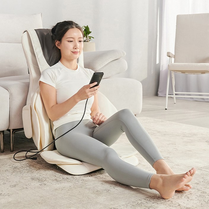 에어그램 코어 의자안마기, AGCR2402i, 크림아이보리