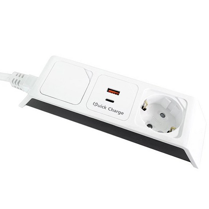 네모탭 USB 일반2구 고속충전 C타입 멀티탭