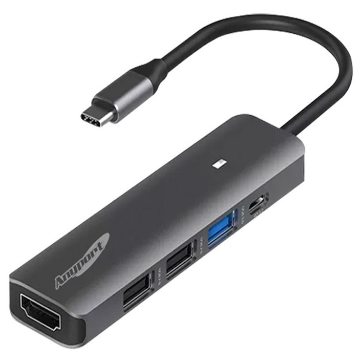 애니포트 5포트 C타입 맥북 삼성 덱스 미러링 멀티포트 USB 허브 AP-TC51PH