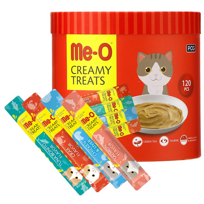 MeO 고양이 크리미 버라이어티 간식 파우치