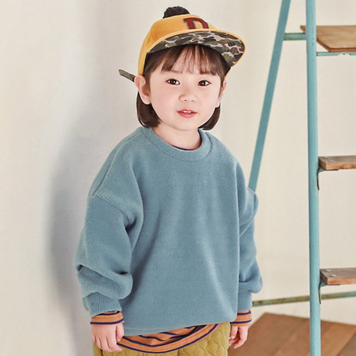 고잉키즈 아동용 솜사탕 니트티셔츠